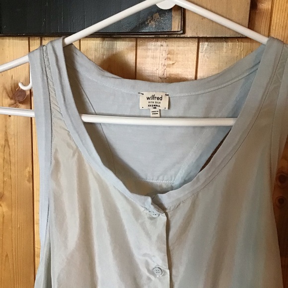 Aritzia Wilfred Silk, Button Down Tank - Picture 6 of 6